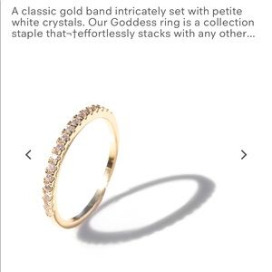 Gemandi gold ring